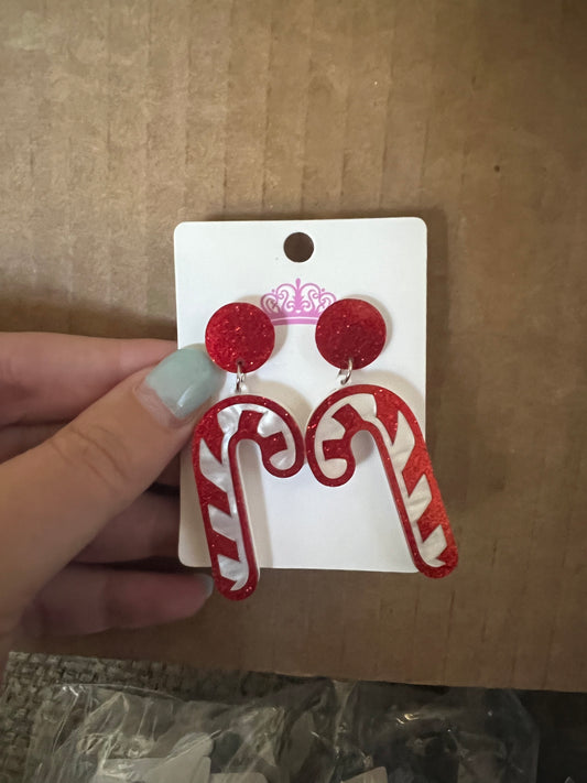 Candy Cane Earrings