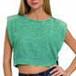 Spring Green Crop Top