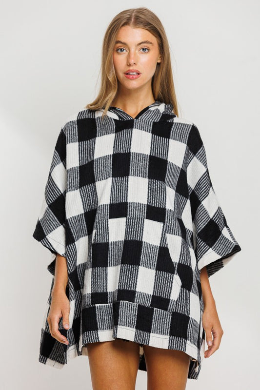 Berkley Checkered Poncho