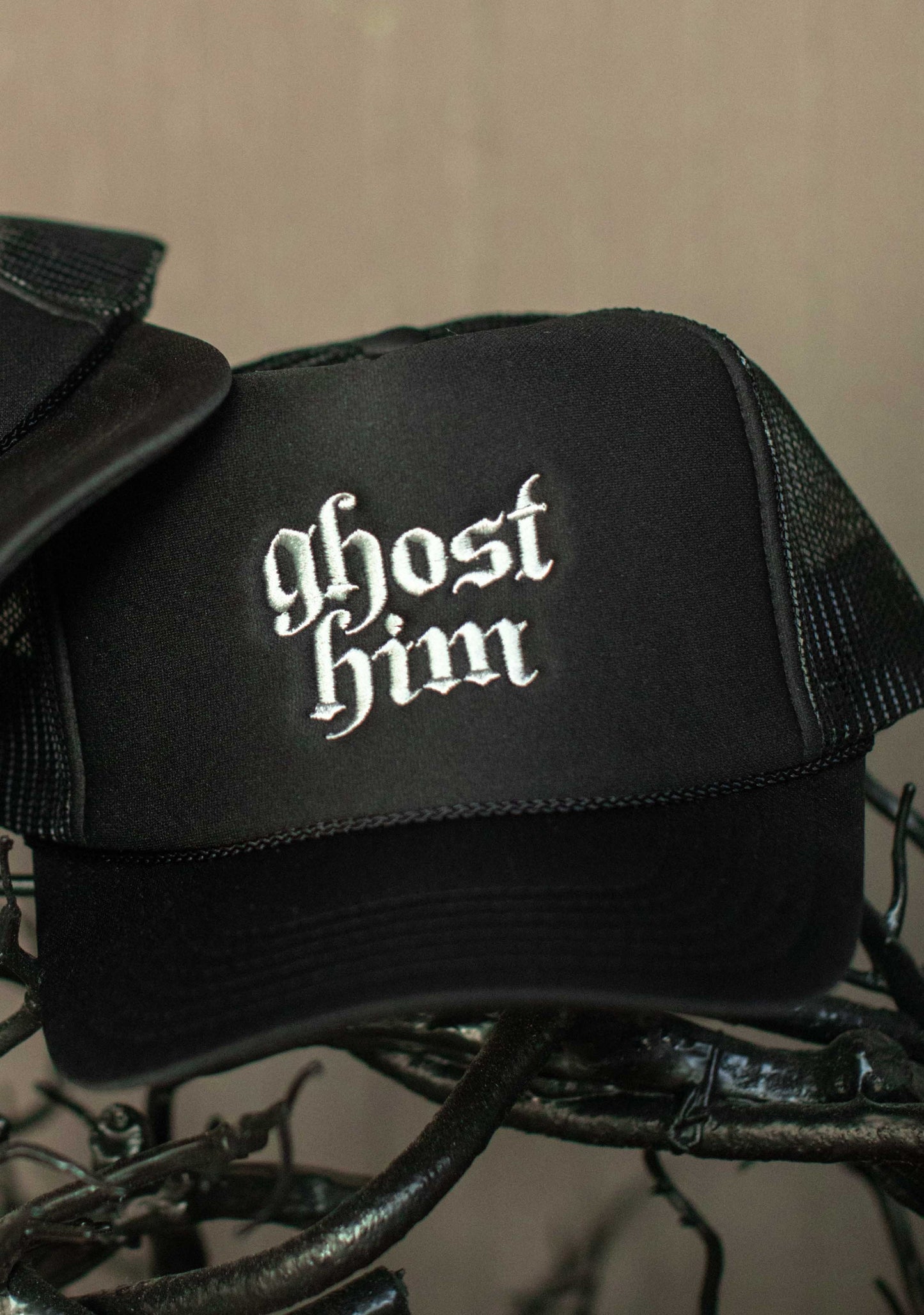 Ghost Him Trucker Hat