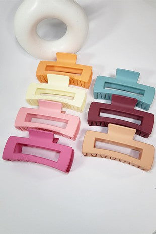 Matte Hair Claw Clips