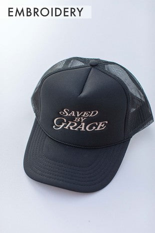 Saved By Grace Trucker Hat