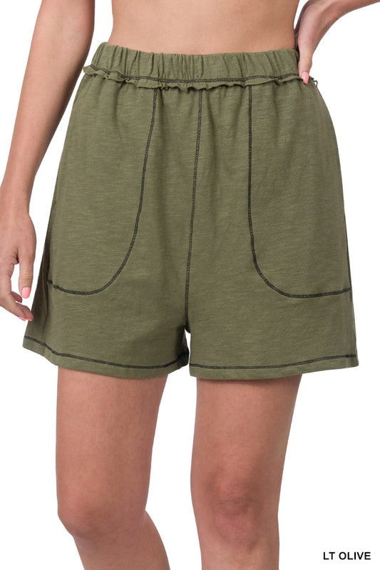 DOORBUSTER- Danielle Contrast Shorts