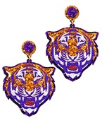 Tiger Earrings