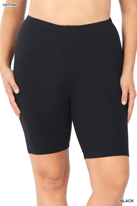 Busy Babe Biker Shorts - Curvy