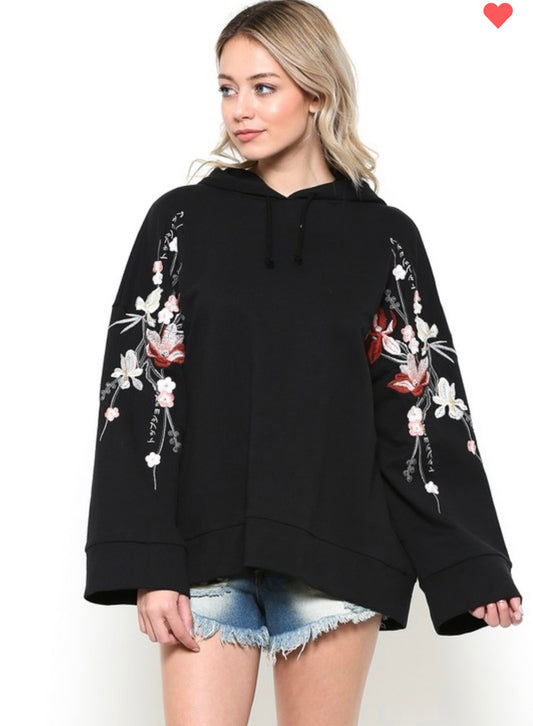 Buy Myself Flowers Oversized Hoodie